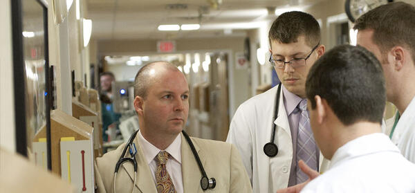Physicians and Residents Rounding